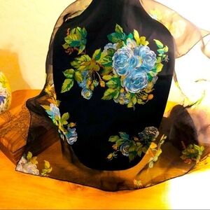 Mademoiselle Floral Scarf